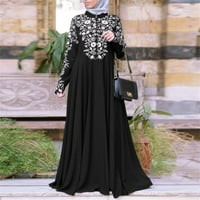 Crna seljačka haljina za žene, omotane haljine, haljina Abaia Jilbab, ženska Maksi skrojena Arapska čipkasta haljina,