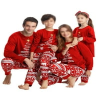 Mamina tata dijete podudaranje obiteljskih pidžama postavljeno elastično struk vrhovi odjeće za spavanje i hlače