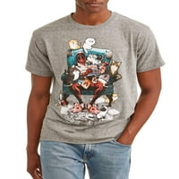 Marvel Deadpool muški mačji stripovi grafička majica s kratkim rukavima
