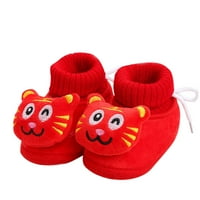 Zimske dječje cipele za dječake i djevojčice, neklizajuće plišane tople udobne elastične cipele s tigrovim uzorkom