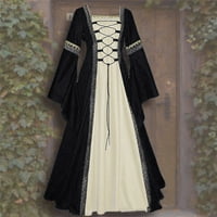Yanhoo renesansni kostim Žene Srednjovjekovne kostime Žene ren faire haljina Halloween kostimi