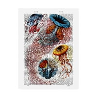 Zaštitni znak likovna umjetnost 'morska anemona' platno umjetnost od fab Funky