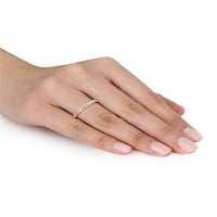 10K Vintage jubilarni prsten od smaragda i dijamanata Od smaragda od smaragda