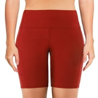 ; Ženske kratke hlače za vježbanje brzo sušeće joga kratke hlače prozračne tajice Ženske elastične mini hlače
