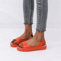 Artikli za prodaju u ponudi udobne sandale za Žene Ležerne jednobojne udobne papuče za plažu cipele s ribljim