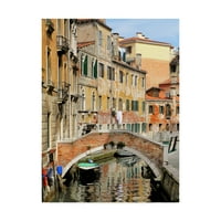 Zaštitni znak likovna umjetnost 'Venecijan View II' platno umjetnost Golie Miamee