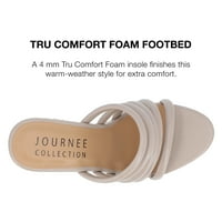 Kolekcija Journee Womens Cynthie Tru Comfort Pjena Slip na sandalama Espadrille klina