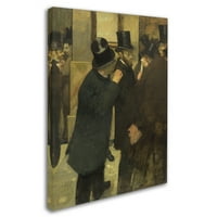 Portreti likovne umjetnosti zaštitnih znakova Portreti na burzi platno Art by Degas
