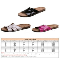 Izbor/ ženske mekane japanke na plaži; Vintage lagane sandale s plutenim uloškom; udobne natikače;