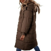 Shpwfbe puffer jakna ženska zimska kaputa pamučna jakna zima dugačka dužina koljena pamučna jakna žene labave