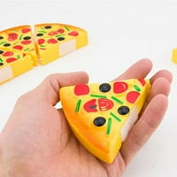 Yeektok Obrazovna pretvara se, igračke za djecu, dječji pribor, lažna hrana, simulacija dječje kuhinje Pizza zabava