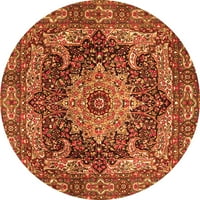Tradicionalne pravokutne perzijske prostirke u narančastoj boji tvrtke, 5' 7'