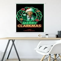 Nacionalni božićni odmor lampuon - Clarkov zidni plakat u drvenom magnetskom okviru, 22.375 34