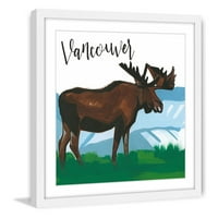 Marmont Hill Vancouver Moose Mollie Rosner-gravura uokvirene slike