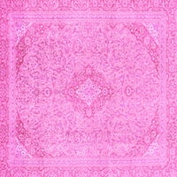 Moderne pravokutne apstraktne ružičaste prostirke za prostore tvrtke mumbo, 3' 5'