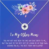 Mojoj drugoj mami Ogrlica za Majčin dan, nakit za Majčin dan maćehe, poklon za maćehu, poklon za nju, poklon za