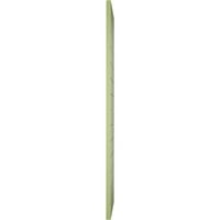Ekena Millwork 15 W 33 H TRUE FIT PVC Horizontalni sloj Moderni stil Fiksni nosač, Moss Green