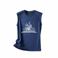 Ženski tenk vrhovi ljetne modne ekipe Košulje bez rukava za vrat ležerne meke udobne tunike cami bluze
