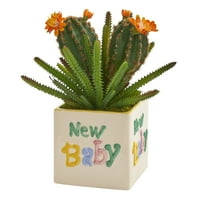 11in. Kaktus sočna umjetna biljka u Nova beba plantaža