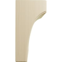 Ekena Millwork 1 4 W 4 D 8 H Clarksville Bracket, Rubberwood