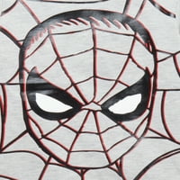 Spider-Man Baby and Toddler Boy Zip Hoodie, majica s kratkim rukavima i odjeća za odjeću za jogger, 3-komad, veličine