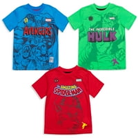 Marvel Avengers Spider-Man Iron Man Thor Toddler Boys Majice za dijete velikog djeteta