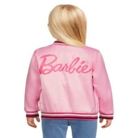 Barbie Toddler Girls saten Bomber jakna, veličine 2T-5T