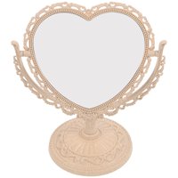 Zrcalna šminka srca ispraznost tabletop kozmetički stol vintage povećala radna površina dvostruko preljev bočno