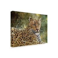 Zaštitni znak likovne umjetnosti 'portret leoparda' platno umjetnost Jeffa Tifta