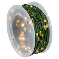 200ct Multi-Funkcionalna topla bijela božićna vilinska svjetla 64,5 ft zelena žica