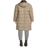 Veliki hladni ženski BO prekrivač maxi puffer kaput