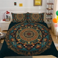 Bohemia Mandala Home Bedspreads visokokvalitetni pokrivač za posteljinu Set s jastucima za jastuke, blizanac