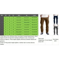 Muške hlače muške jesensko-zimske ljetne kombinezone ravne hlače s više džepova