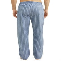 Muške tkane pidžama hlače od rastezljive tkanine