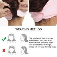 + Jednobojni ručnik koji upija znoj traka za glavu flanel traka za pričvršćivanje spa traka za lice Dodaci za