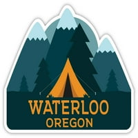 Suvenir magnet za hladnjak za vodu Oregon dizajn šatora za kampiranje