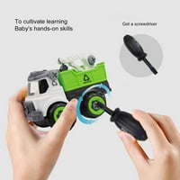 Živjeli nas razdvajaju igračke za inženjerske vozila DIY vozila Playset Crane Demp DUMP DUMP DIGGER COMPERGING