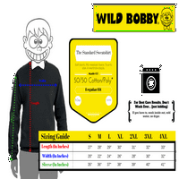 Wild Bobby, zabavljat ćemo se poput mog rođendana ružni božićni džemper Unise Crewneck Graphic Sweacirt, Black,