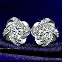 Jednostavni modni dijamant vječne naušnice STAR Stud Naušnice za žene nakit