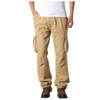 Muške teretne hlače casual vitki multi džepni ravni hlače na otvorenom hlača Sportske hlače