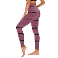 Ženske rastezljive joge gamaše visokog struka Fitness Trčanje teretane Outfit Outfit Sports Jeggings Aktivno vježbanje
