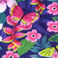 Pidžama Set za djevojčice s cvjetnim printom za djevojčice, veličine 4-16