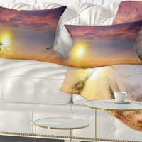 Dizajnerski jastuk s prekrasnim panoramskim uzorkom zalaska sunca i krajolika-12.20