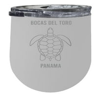 Bocas del Toro Panama Oz Bijeli laserski je urezano izolirano vino nehrđajući čelik