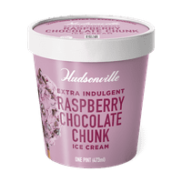 Hudsonville Extra popustljivi sladoled od čokolade od maline od maline, pinta