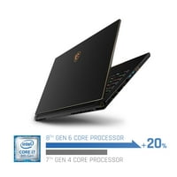 Gaming laptop GS STEALTH 15,6 Intel Core i7-8750H, GeForce RT 8G GDDR6, 16 GB DDR4, 256 GB SSD, Win Pro, GS65005,