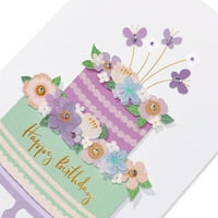 Papermong Premium rođendanska čestitka leptir cvjetovi