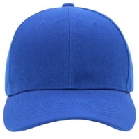 Royal Blue Velcro Cloure za odrasle unise bejzbol kapu