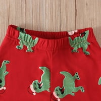 0-6T Božićni PJS Djeca pidžama Set Boys Girls Cotton Toddler Baby Noćna odjeća Djed Mraz Claus odjeća za spavanje