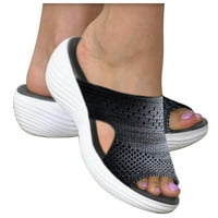 Papuče za žene Women Summer Outer Wear Lagane ravne ležerne sandale i papuče sive 8